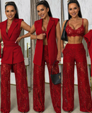 Tailleur Smanicato + Pantaloni "Ibiza"