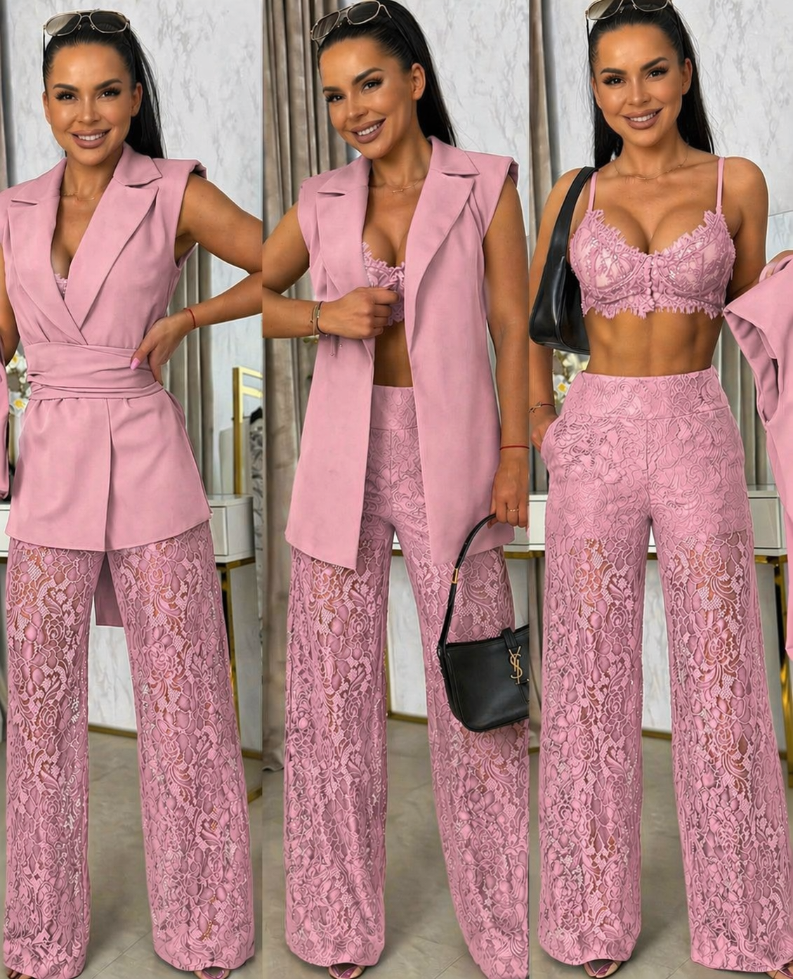 Tailleur Smanicato + Pantaloni "Ibiza"