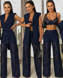 Tailleur Smanicato + Pantaloni "Ibiza"