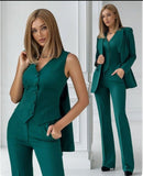 Tailleur "Safira" (Giacca + Pantalone + Gilet)