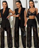 Tailleur Smanicato + Pantaloni "Ibiza"