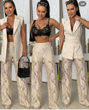 Tailleur Smanicato + Pantaloni "Ibiza"