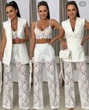 Tailleur Smanicato + Pantaloni "Ibiza"