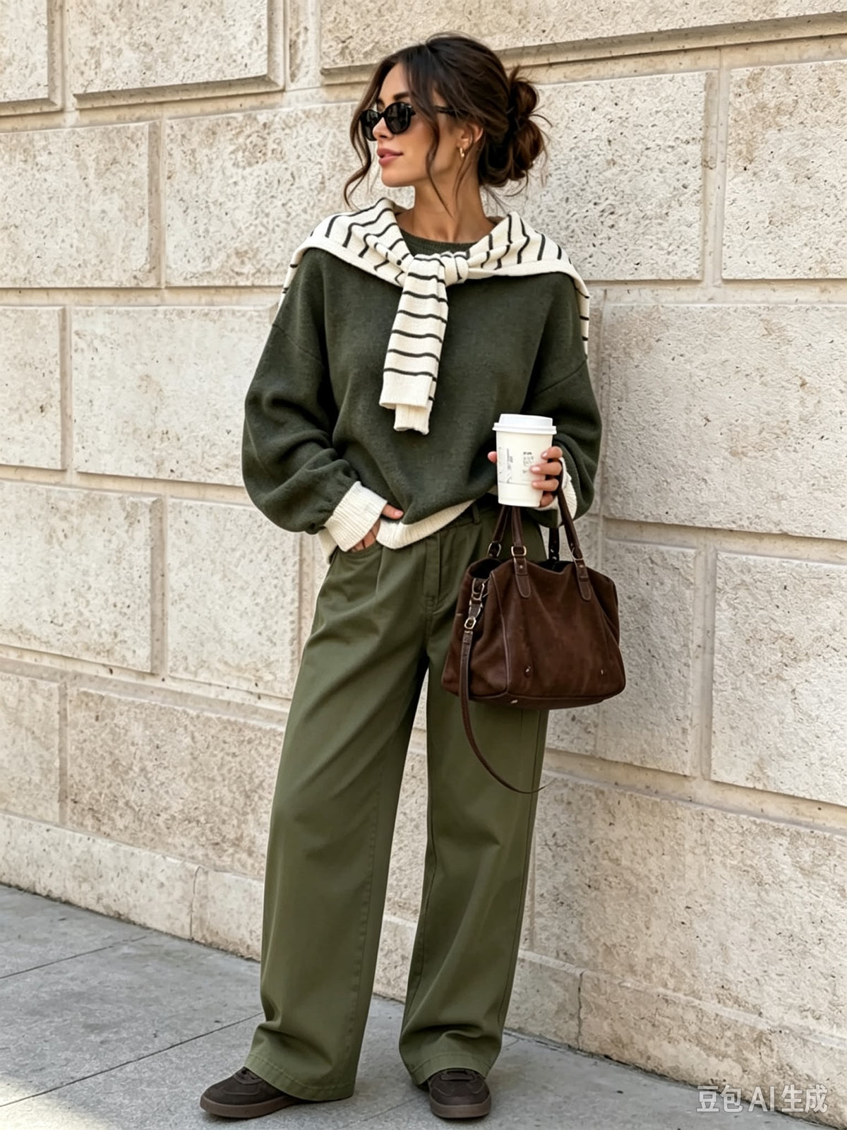 Completo Canada ( Pantalone + Maglione + Copricollo)