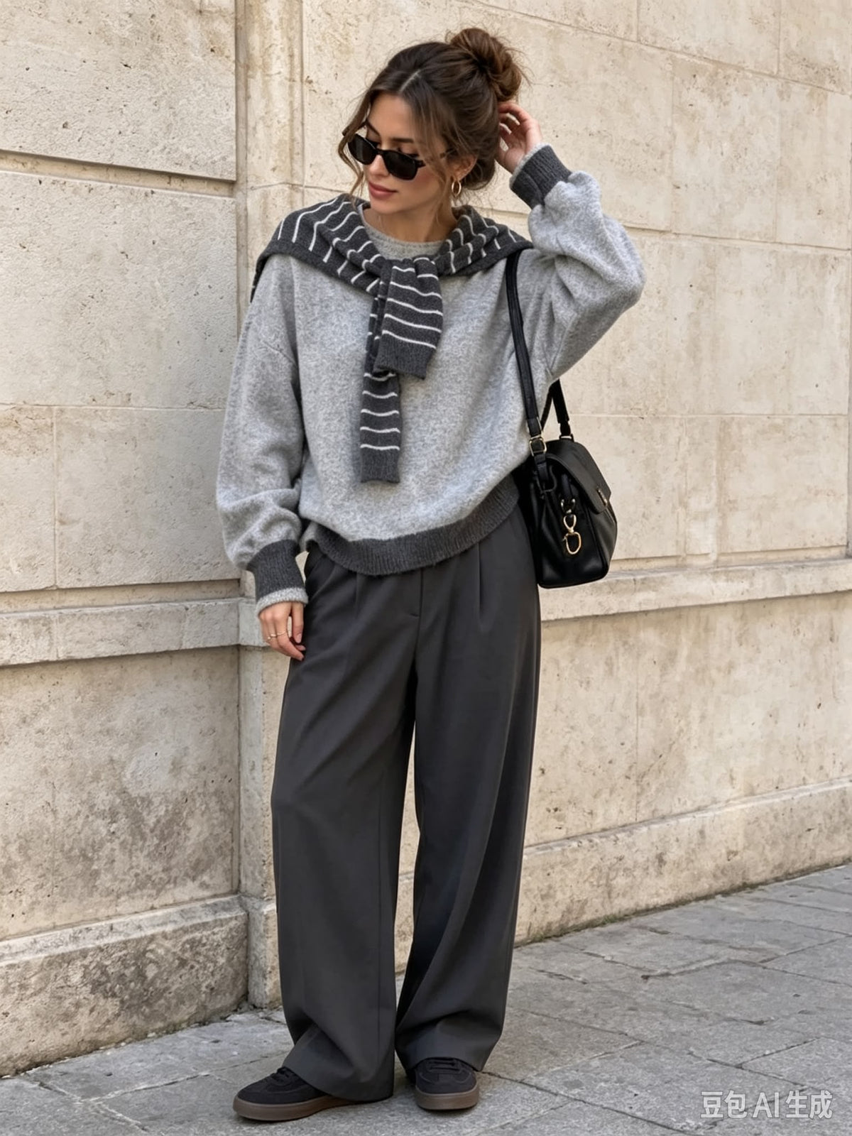 Completo Canada ( Pantalone + Maglione + Copricollo)