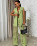 Tailleur Smanicato + Pantaloni "Ibiza"