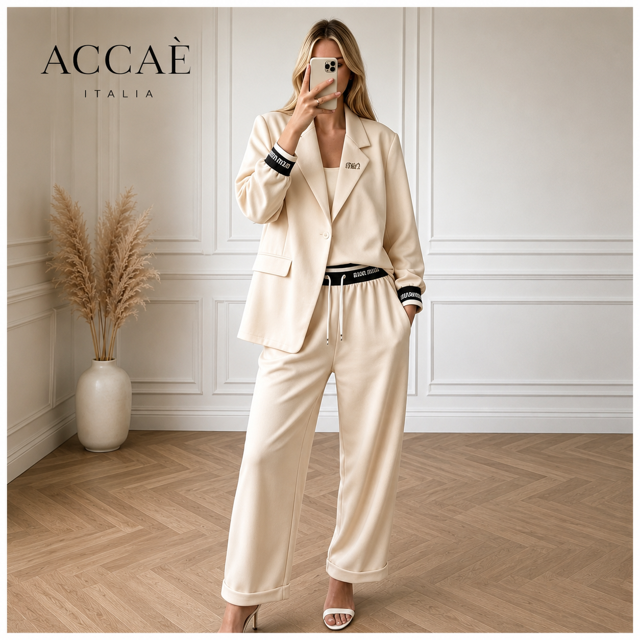 Completo Monaco Beige Accaè Italia